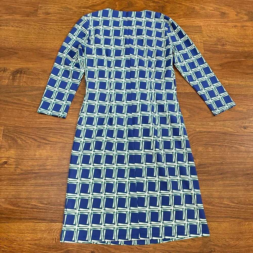 J. Mclaughlin Catalina Bamboo Grid Pattern Dress - image 5